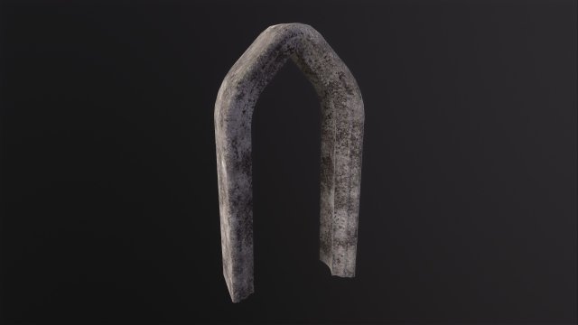 Old Stone Arch 3D Model .c4d .max .obj .3ds .fbx .stl .blend 