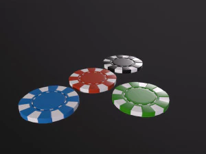 Casino chips 3D Model