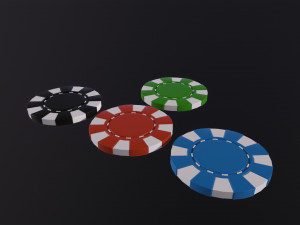 Casino chips 3D Модель