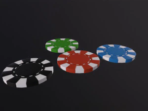 Casino chips 3D Model