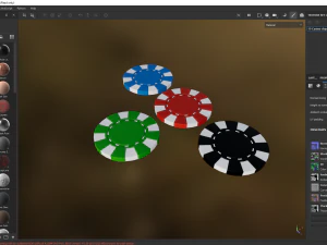 Casino chips 3D Model