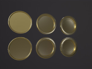 Clean coins 3D Model