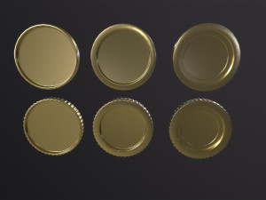 Clean coins 3D Model