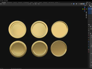 Clean coins 3D Model
