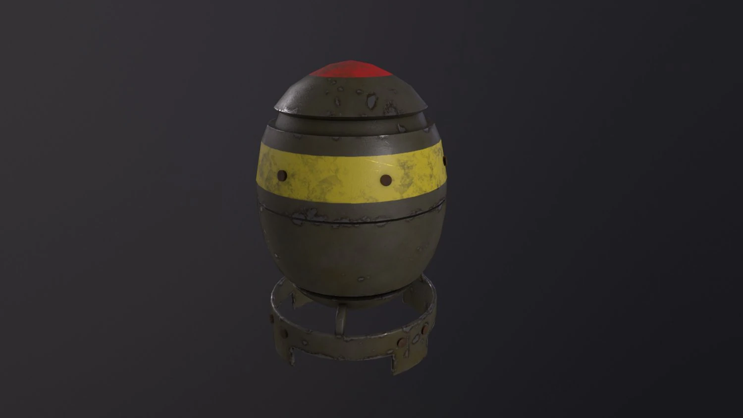 Mini Nuke 3D Model .c4d .max .obj .3ds .fbx .stl .blend 