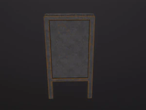 Floor sign 3D Model
