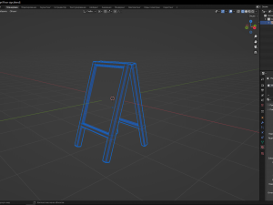 Floor sign Model 3D