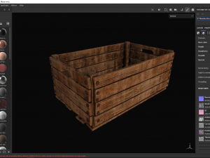 Wooden Box 3D Model