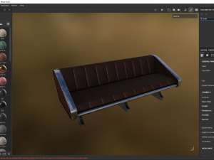 Sofa 3D मॉडल
