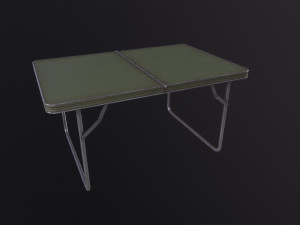 Military metal table 3Dモデル