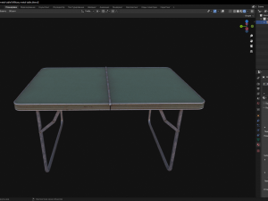 Military metal table 3D मॉडल