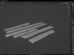 Wooden planks 3D मॉडल