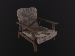 Post apocalyptic chair 3D Модель
