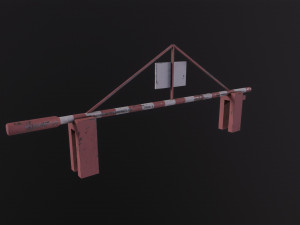 Road Barrier 3D 모델