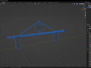 Road Barrier 3D Model