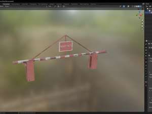 Road Barrier 3D 모델