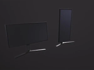 Basic PC Monitor 3D Model