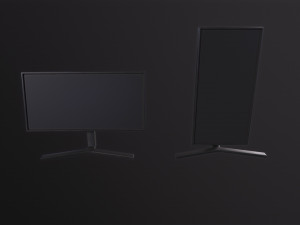 Basic PC Monitor 3D-Modell