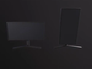 Basic PC Monitor 3D Model