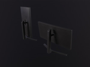 Basic PC Monitor 3D-Modell