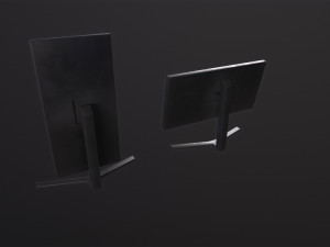 Basic PC Monitor 3D-Modell