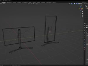 Basic PC Monitor 3D-Modell