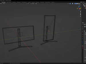 Basic PC Monitor 3D Model