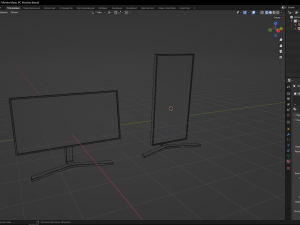 Basic PC Monitor 3D-Modell