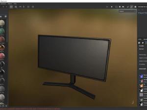Basic PC Monitor 3D Model