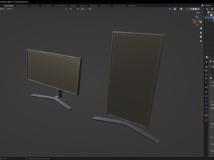 Basic PC Monitor 3D-Modell