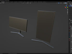 Basic PC Monitor 3D Model