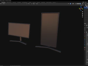 Basic PC Monitor 3D Model