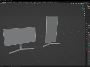 Basic PC Monitor 3D-Modell