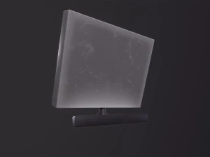 Monitor with heart rate 3D Model