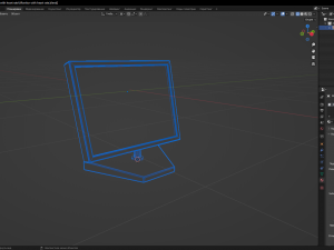 Monitor with heart rate 3Dモデル