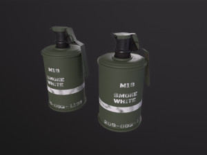 M18 Smoke Grenade 3D-Modell