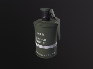 M18 Smoke Grenade Modèle 3D