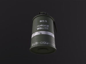 M18 Smoke Grenade Modèle 3D
