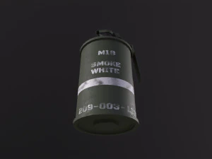 M18 Smoke Grenade 3D Model
