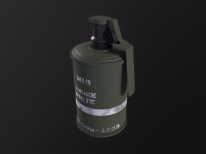 M18 Smoke Grenade Modèle 3D