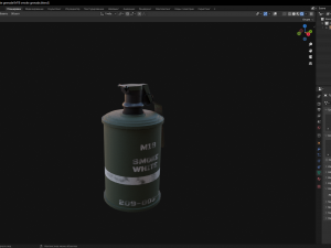 M18 Smoke Grenade Modèle 3D