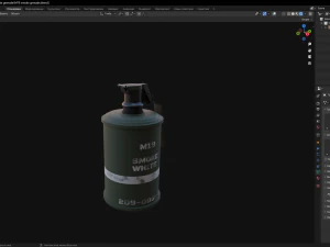 M18 Smoke Grenade 3D Model
