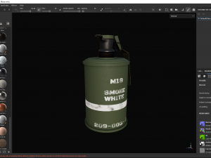 M18 Smoke Grenade Modèle 3D