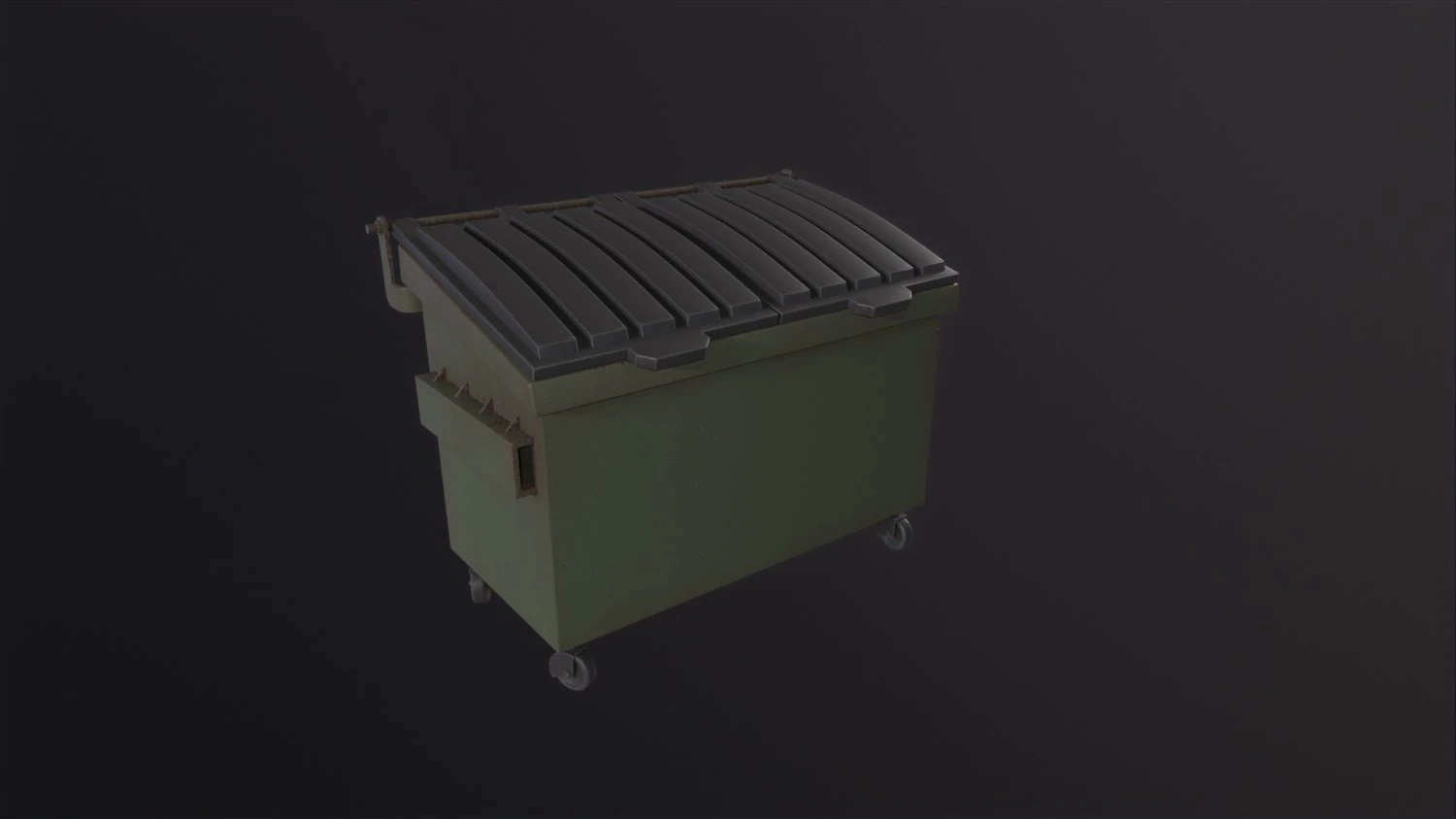 Recipiente de lixo Modelo 3D .c4d .max .obj .3ds .fbx .stl .blend 