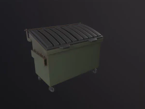 &Ccedil;&ouml;p Konteyneri 3D Model