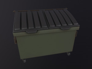 Trash Container 3D Model