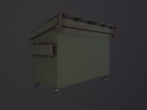 Trash Container 3D Model