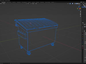 Trash Container 3D Model