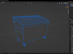 Recipiente de lixo Modelo 3D