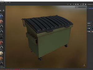 Trash Container 3D Model